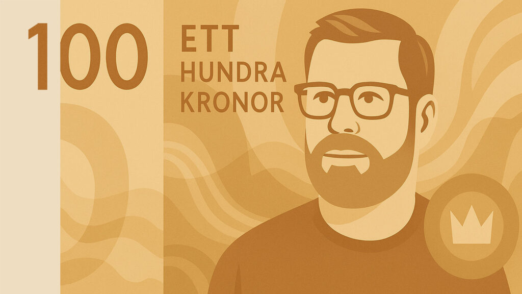 Dyrt att vara fattig Omslag 100 kr